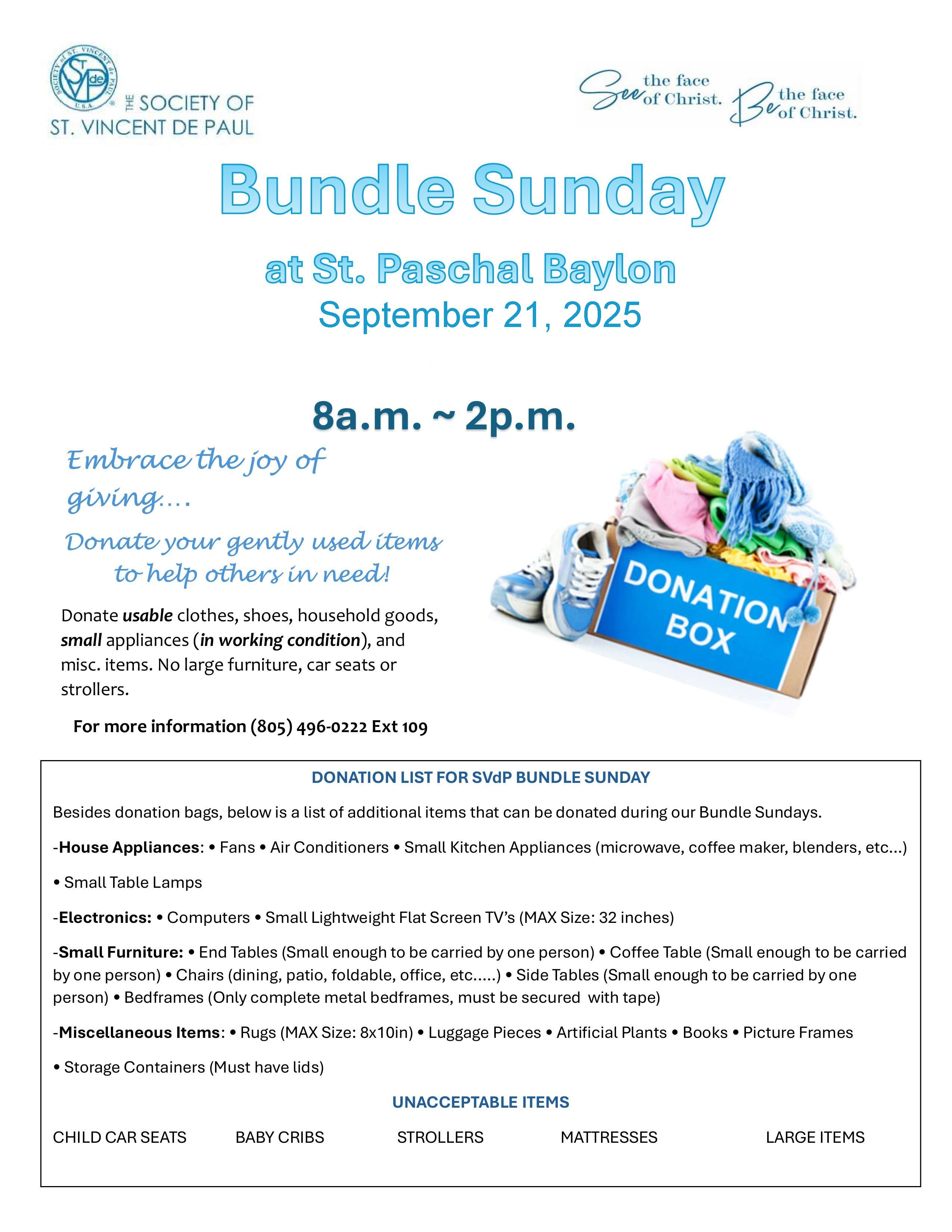 Bundle Sunday